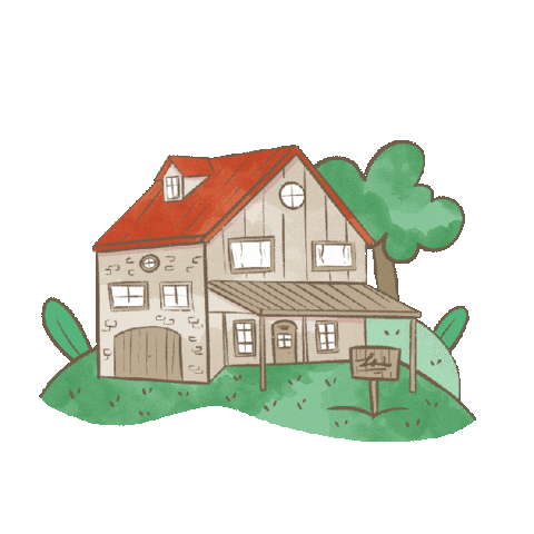 House Farm Sticker by Agricamper