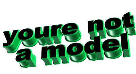 model youre Sticker by AnimatedText