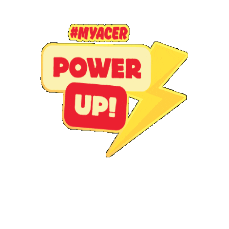 Powerup Sticker by AcerMY