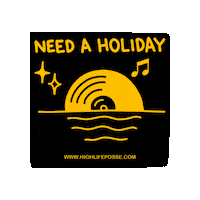 Sound System Holiday Sticker by ATTILA MUZIC