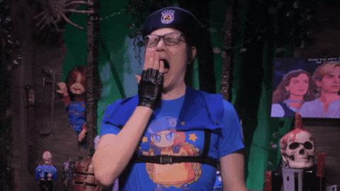 Tired Video Games GIF by Dead Meat James