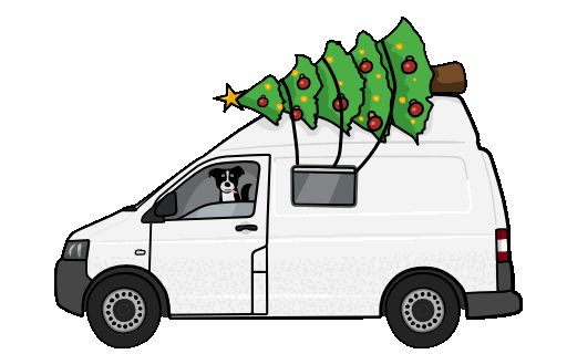 Christmas Tree Sticker by The Upcycling Camper