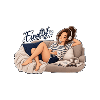 Unwind Coffee Time Sticker