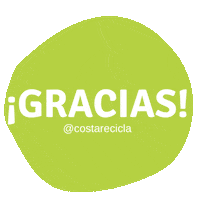 Gracias Sticker by Costa Recicla