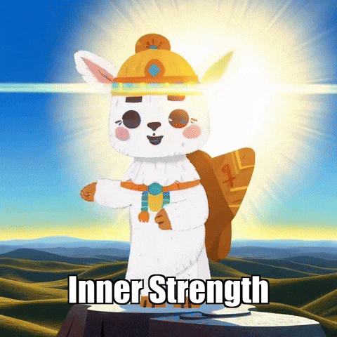 Strength Resilience GIF by Llamaozi
