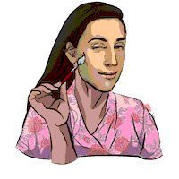 Make-Up Love Sticker