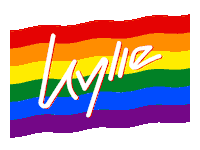 gay pride rainbow Sticker by Kylie Minogue