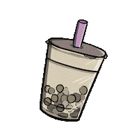 bubble tea boba Sticker by Dami Lee