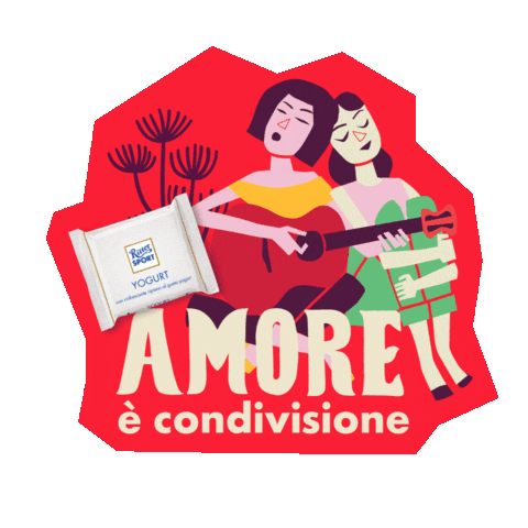 Chocolate Love Sticker by Ritter Sport Italia