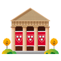 widener library college Sticker by Harvard University