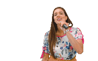 Mic Singing Sticker by Sallys Welt