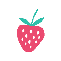 doddlcutlery fruit strawberries berries weaning Sticker