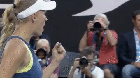caroline wozniacki tennis GIF by Australian Open