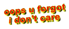 Over It I Dont Care Sticker by AnimatedText