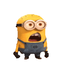 Minions What Sticker by imoji