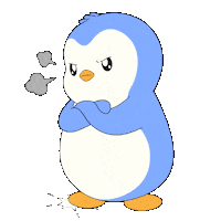 Angry Mood Sticker by Pudgy Penguins