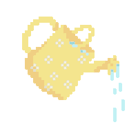 Pixel Art Plants Sticker