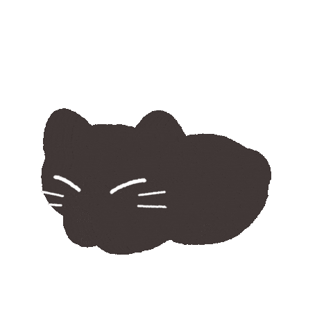 Cat Sleeping Sticker by IN-TEX