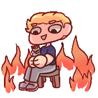 Cartoon Reaction Sticker