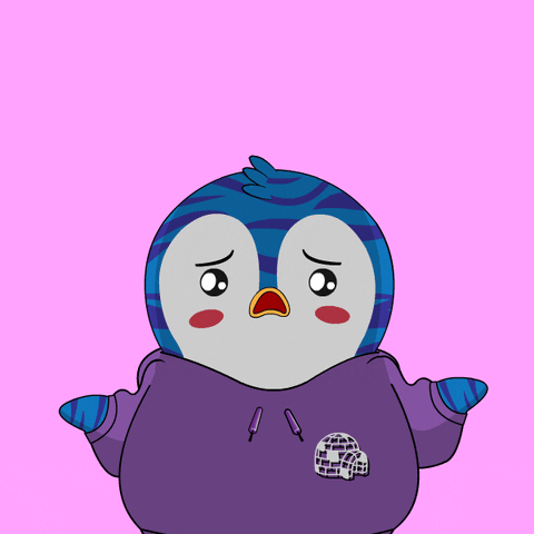 Confused Wait What GIF by Pudgy Penguins