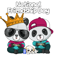 Happy Video Games Sticker by PandaPals