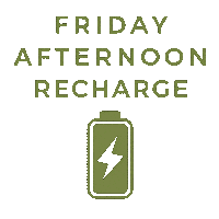 friday recharge Sticker by Vibetality