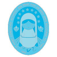Virgin Mary Sticker by Shining Light Dolls