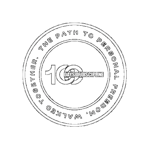 The 100 Sticker by 100 Days of Discipline