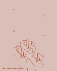GoodAlchemist girl power skin self care girls support girls GIF