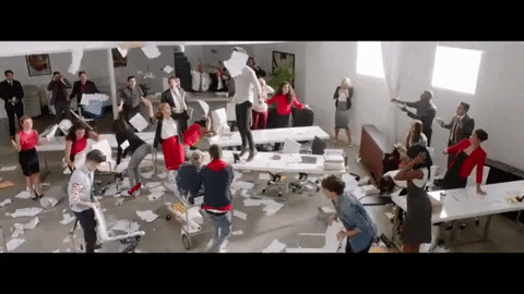 Chenna giphygifmaker one direction best song ever office destruction GIF