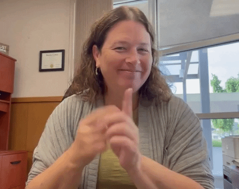 Sign Language Time GIF by CSDRMS