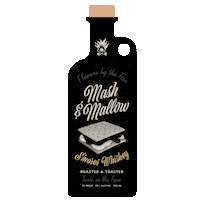 Bottle Whiskey Sticker by Aaron Mivelaz