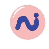 niyustudio logo bubble niyustudio niyu Sticker