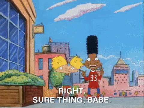 hey arnold nick splat GIF