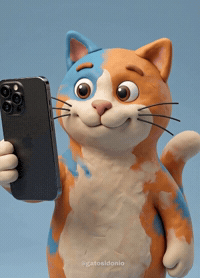 Selfie Cute Cat GIF