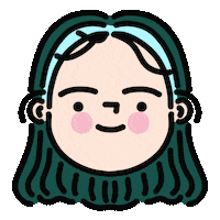 Girl Hello Sticker