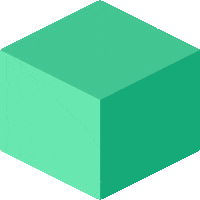 3D Cube Sticker