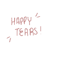 Happy Tears Sticker by Lauranne leest