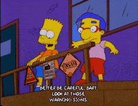 rocking bart simpson GIF
