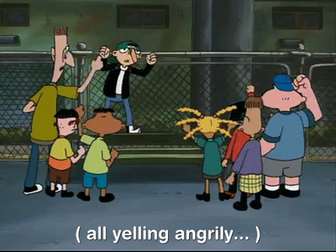hey arnold nicksplat GIF