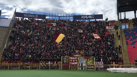 football bologna-roma GIF by AS Roma