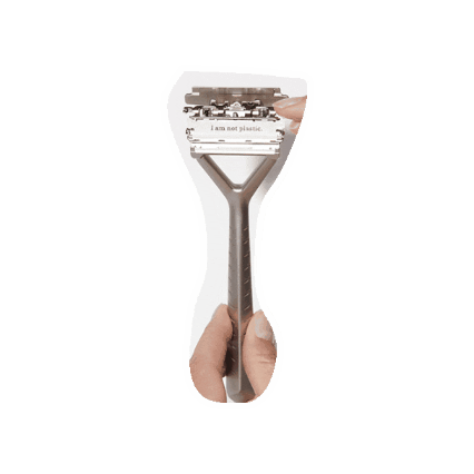 LeafShave sustainable plastic-free the leaf razor enviornmentally friendly Sticker
