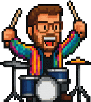 Kunstgartenmusik drums kunstgarten kunstgartenmusik kunstgartengame Sticker