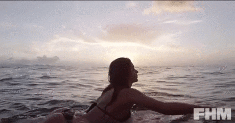 Anastasia Ashley Surf GIF by FHM