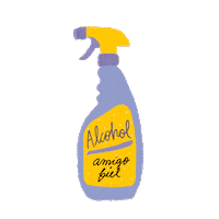 Alcohol Cleaning Up Sticker by Maria Jose Guzman