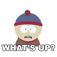 Stan Marsh Sup Sticker by South Park