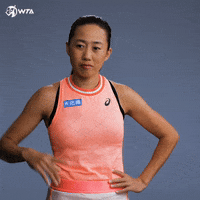 Shuai Zhang No GIF by WTA