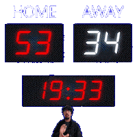 34 Away Sticker