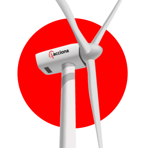 acciona clean energy renewable energy regeneration renewables Sticker
