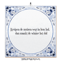 Winter Humor Sticker by Tegelspreuken.nl